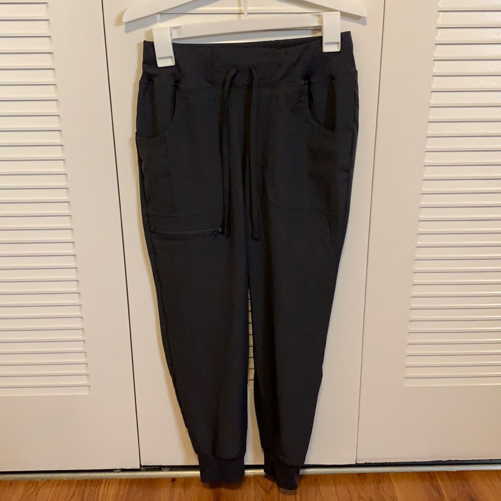 Pewter color, jogger, scrubs